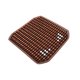 thumbnail image 5 of Funda de asiento con cuentas de madera, almohadilla refrescante para asiento, decoración versátil, masaje cuadrado Café, 5 of 8