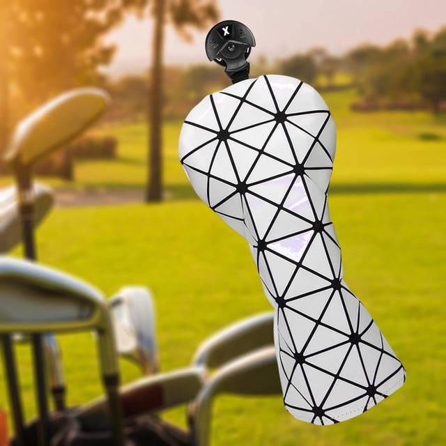 Cubierta de cabeza de hierro de golf Cola Duradero aire libre Ligero PU blanco