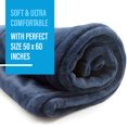 thumbnail image 4 of SUNAID Electric Throw Blanket 50" x 60" , 10 Heating Levels, 8 Hours Auto-Off,  Luxuriously Soft, Machine Washable, Navy Blue, 4 of 11