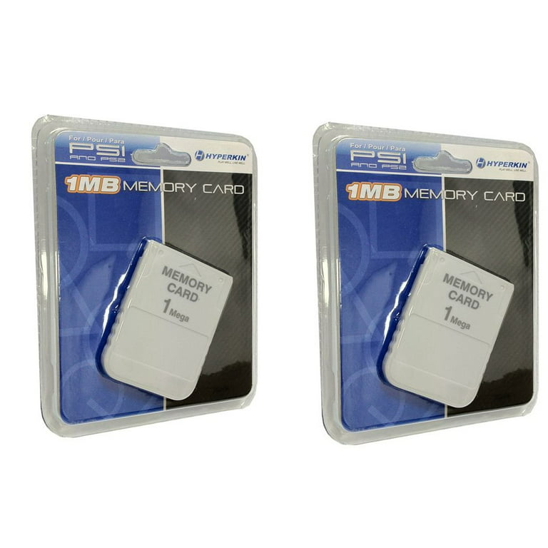 Nu Perforering etnisk 2 X NEW MEMORY CARDS FOR THE PLAYSTATION 1 SYSTEM - Walmart.com