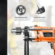 thumbnail image 4 of Taladro atornillador eléctrico de 13mm 810W herramientas Belug,  Naranja, 4 of 5