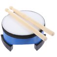 thumbnail image 2 of 1 Ensemble de Tambour de Sol avec Maillets Instrument de Percussion Jouet Musical Tambour à Main, 2 of 8