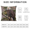thumbnail image 5 of Orinice Bald Eagle Graphic Decorative Cushion Throw Pillow Cover for Home Couch Living Room  Car Couch Bedroom, Short Plush 1PC 18x18in, 5 of 5