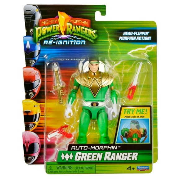 Mighty Morphin Power Rangers: Re-Ignition - Auto-Morphin Green Ranger Action Figure by Playmates Toys