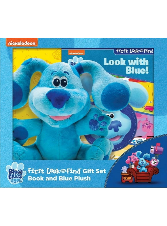 Nickelodeon Blue's Clues & You!: Look with Blue! First Look and Find Gift Set Book and Blue Plush [With Plush] (Hardcover)