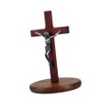 thumbnail image 6 of Fancyes Jesus Cross Figurine Sculpture Gift Praying Religious Statue Desktop Ornament for Room Outdoor Cabinet Bookshelf, 6 of 8