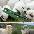 thumbnail image 2 of Generic Pinza para marcar orejas de ganado, herramienta esencial para bovinos, porcinos y ovinos, disponible en verde o rojo, fabricada en metal, ideal para identificación animal., 2 of 6