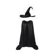 thumbnail image 2 of Conjunto de sombrero de mago de Halloween, accesorios fotográficos suaves, disfraz para carnavales de clubes, 2 of 9