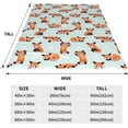 thumbnail image 6 of Red Panda Bamboo Fleece Throw Flannel Blanket Soft Cozy Warm Decor Throws Lightweight Blankets for Travel Living Room Home Couch Sofa Bed Chair 60x50, 6 of 6