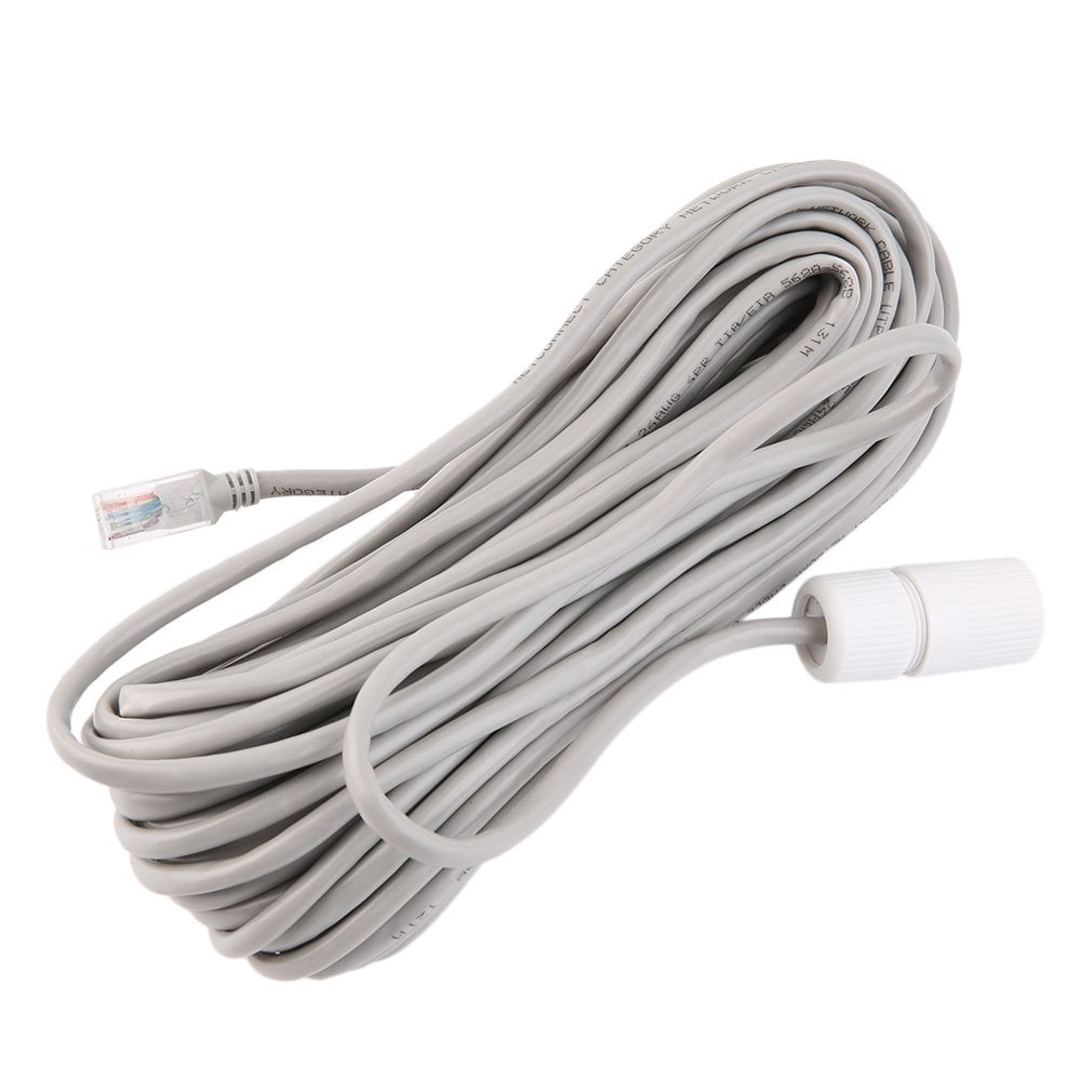 25FT Cat5E RJ45 Ethernet LAN Network STP Shielded Cable Cord Copper Wire Gray