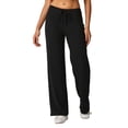 thumbnail image 2 of Women'S Casual Pants Wide-Leg Sweatpants with Pockets Y2K Black S, 2 of 9