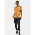 thumbnail image 5 of Hocus Pocus Women's Graphic Scrub Top, Sizes S-3XL, 5 of 5