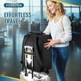 thumbnail image 4 of Mochila de Viaje para Asiento Elevador de Coche YOREPEK Plegable Negro, 4 of 8