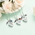 thumbnail image 3 of 3 Pack Urn Necklace for Ashes With 12 Birthstones DIY Cremation Heart Urn Necklace for Ashes for Women Cremation Ashes Jewelry Keepsake Ashes Locket, 3 of 7