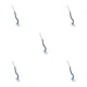 thumbnail image 1 of Cateissary cepillo de baño reutilizable herramienta de limpieza de esquinas cepillos de limpieza flexibles multiusos accesorio de bañera baño Type2 NO2, 1 of 6