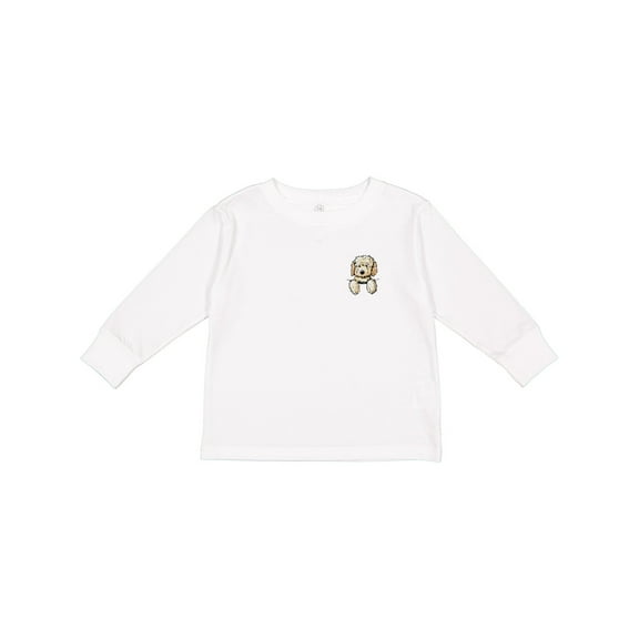Inktastic Pocket Goldendoodle Boys or Girls Long Sleeve Toddler T-Shirt