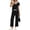 Black, variant on Two Piece Summer Sets for Women Outfits Lounge Sets Short Sleeve Tops Wide Leg Pants Vacation Travel Outfits