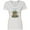 White, variant on Inktastic Cats Are Just Friends with Fur Cat in Flower Women's V-Neck T-Shirt