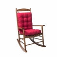 thumbnail image 1 of Coussin de Jardin Extérieur, Coussin de Chaise Longue, Coussin de Chaise à Bascule, Coussin Bas, Coussin Bas Rouge, 1 of 2