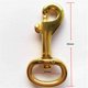 thumbnail image 2 of 2x Mosquetones para Mosquetones giratorios Cierres Pinzas de langosta Latón para manualidades Dorado Soledad Swivel Eye Bolt Snap, 2 of 6
