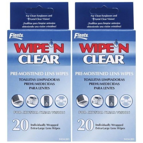Wipe 'n Clear PreMoistened Lens Wipes20 ct