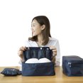 thumbnail image 2 of Toystoory Organizador de embalaje para mujer y niña, bolsa de almacenamiento de ropa interior, bolsa de lencería de viaje, organizador de Almacenamiento y organización del hogar Azul profundo, 2 of 6