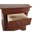 thumbnail image 4 of Glory Furniture Louis Phillipe 2 Drawer Nightstand in Cherry, 4 of 7