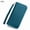 Ocean Blue, variant on Women's RFID Blocking Long Wallet Top Grain Leather Tassel Zipper Clutch Purse, Ocean Blue