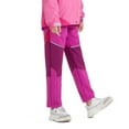thumbnail image 6 of Juebong Kids Rain Pants Winter Warm Thickened Waterproof Windproof Ski Pants Boys Girls Outdoor Hiking Snowpants Trousers Hot Pink,XL, 6 of 7