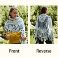 thumbnail image 3 of Retro Owl Scarf With Wide Spread Bird Feather Wings，Warmth and Cozy, Winter Scarf for Women Cold Weather, 3 of 6