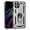 Silver, variant on Case for iPhone 14,Military Car Holder [Built-in Kickstand] Metal Ring Dual-Layer Heavy Duty TPU PC Shockproof Protection Phone Case for iPhone 14,6.1 Inch 2022 (Black)