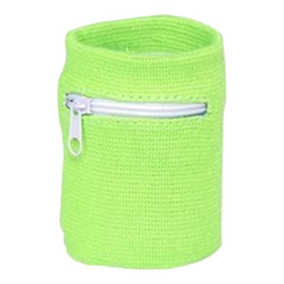 Naierhg 1Pc Wallet Pouch Wrist Wrap Bandage Support Zipper Running Sports Wristband