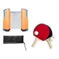 thumbnail image 2 of Juego de paletas de pong, accesorios, red retráctil para gimnasio en casa, deportes,, 2 of 8