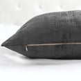 thumbnail image 6 of Home Soft Things Textured Velvet Pillow Covers (Set of 2), - Peat - 26" x 26", 6 of 6