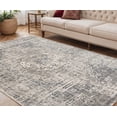 thumbnail image 3 of HomeRoots 531722 10 x 14 ft. Medallion Power Loom Area Rug, Gray, 3 of 9