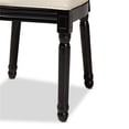 thumbnail image 6 of Pemberly Row Beige and Black Finished Wood 2-Piece Dining Chair Set, 6 of 9