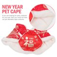 thumbnail image 4 of Año nuevo Cata Capa Cat Cat Dog Warm Pet Cape Winter Warm Pet Dress Fiesta de regalos Suministro, 4 of 5