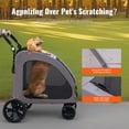 thumbnail image 4 of Carrito para mascotas VEVOR, 4 ruedas, capacidad de 73 kg, 4 of 9