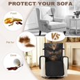thumbnail image 7 of SCRAWLGOD Eagle Cross Print Recliner Cover Washable Recliner Chair Cover with Pocket Dustproof Anti Scratch Reclining Chair Slipcover for Dogs, 7 of 7