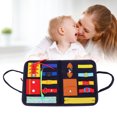 thumbnail image 4 of Sensory Board, Color Cognition Felt Material Toddler Busy Board Exquisite Polishing Alphabet  For Kids For Fine Motor Skill, 4 of 8