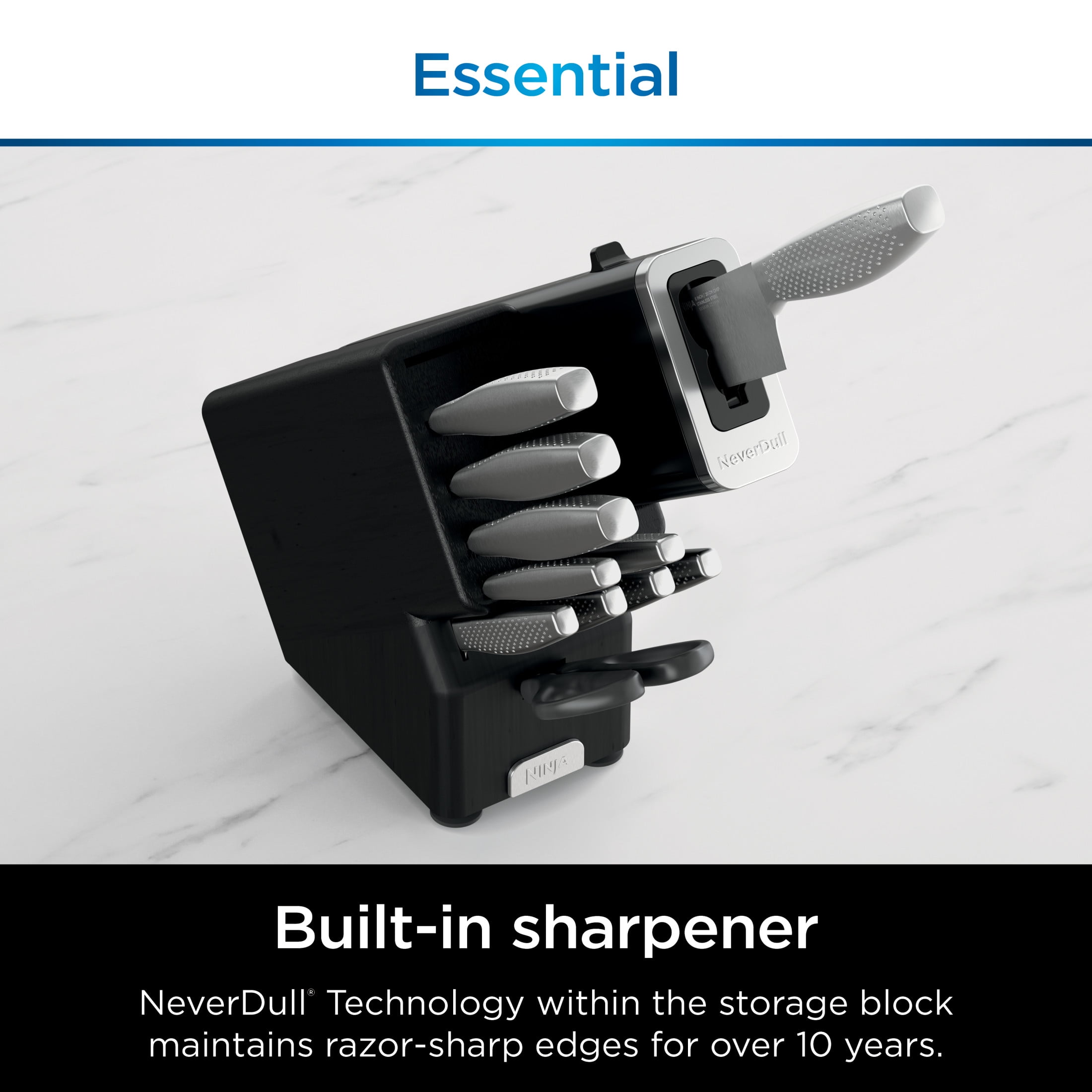Ninja - Brandclub - Ninja NeverDull Essential 12-Piece Stainless