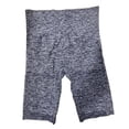 thumbnail image 3 of Pantalones cortos de yoga, pantalones para correr, pantalones cortos deportivos sin costuras, suaves y elásticos que absorben el sudor para mujer. Gris, 3 of 9