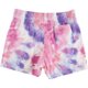 thumbnail image 2 of Adidas Womens Tie Dye Athletic Walking Shorts, pinkmulti, M, 2 of 2