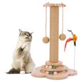thumbnail image 1 of Poste Rascador para Gatos Con Varita Teaser Sisal Natural Suministros, 1 of 8