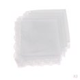 thumbnail image 1 of s de Blanco - Paquete de 10 - s de Encaje en Blanco para Boda, para Hombres Y Mujeres 23x25cm Sunnimix Pañuelo de algodón blanco, 1 of 8