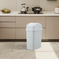 thumbnail image 3 of Trash Cans with Lids, 10L Trash Bin, Swing Lid Trash Can, Thickened Kitchen Waste Basket, Leak-Proof Bathroom Garbage Bin, Bedroom Trash Can, Counter Trash Can, for Counter, 3 of 20