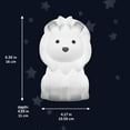 thumbnail image 3 of Globe Electric Lion 6" Color Changing LED Rechargeable Silicone Night Light Lamp, 91004703, 3 of 11