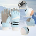 thumbnail image 5 of Kids Winter Gloves, Waterproof Ski Gloves, Warm Fleece Snowboard Gloves for Cold Weather, Snow Gloves for 4-12 Years Old Boys Girls Outdoor Sport, Cycling, Skiing, As Stocking Stuffers, 5 of 7