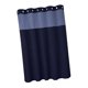 thumbnail image 4 of Cortina de ducha, accesorio versátil para baño, forro de hotel, lavable. Azul marino, 4 of 8