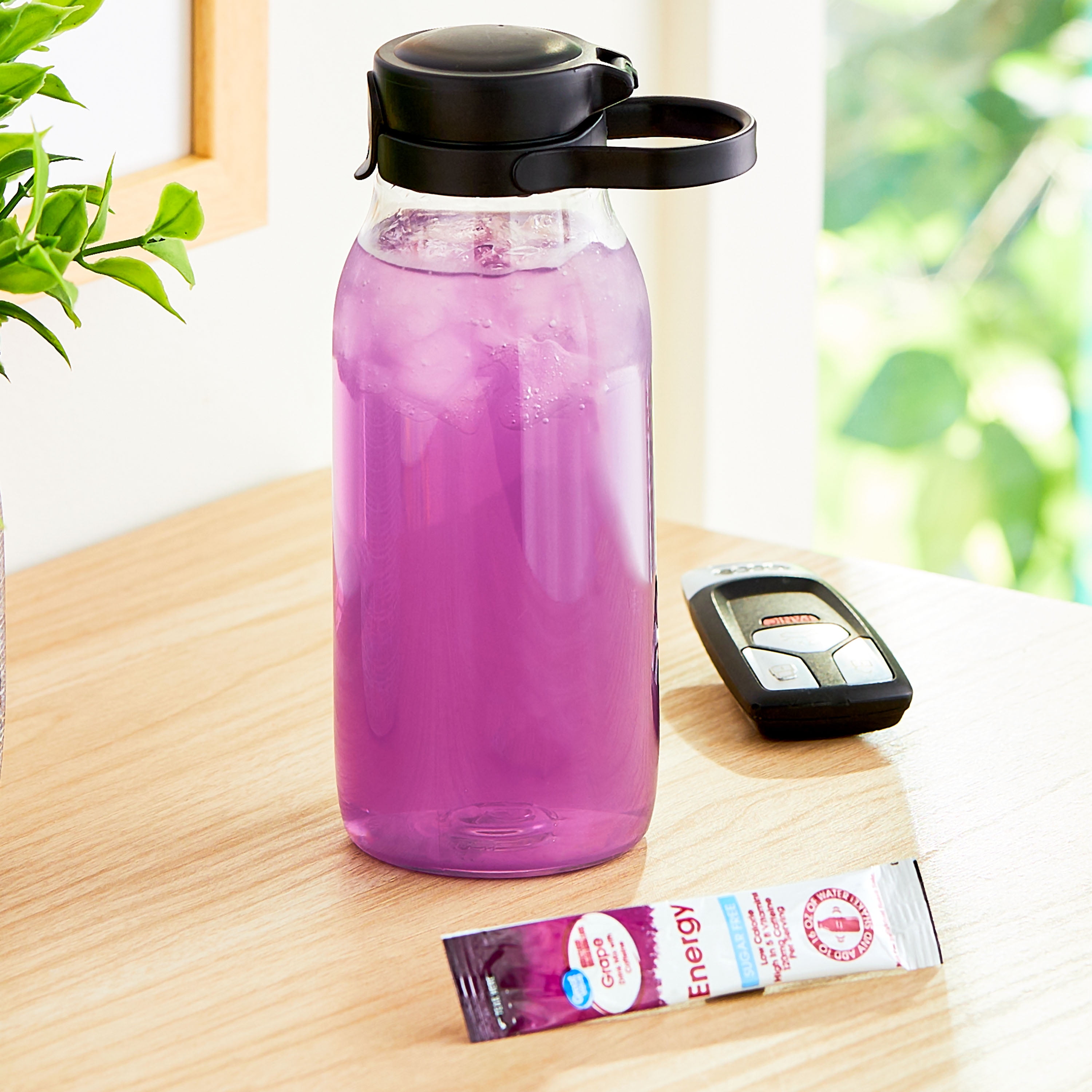 (12 pack) Great Value Sugar-Free Grape Energy Powdered Drink Mix, 1.1 oz, 10 Packets